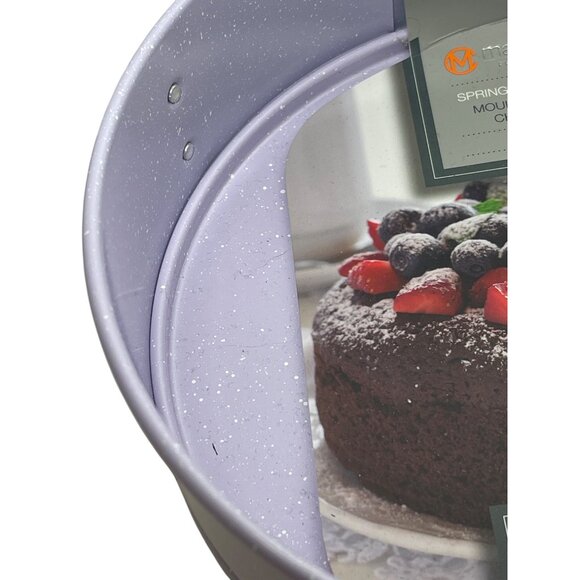 Masterclass 9" Premium Non-Stick Springform Cake Pan Lavender Color‎ Heavy Gauge - Picture 6 of 7